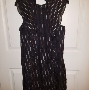 Cute black and gold cocktail dress